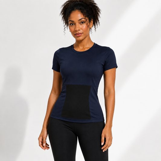 Camiseta Moldea Cuello redondo Powerfit