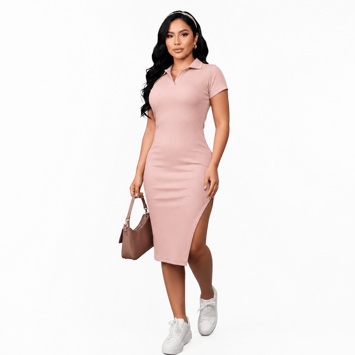 VESTIDO POLO RIB PREMIUM PARA DAMA