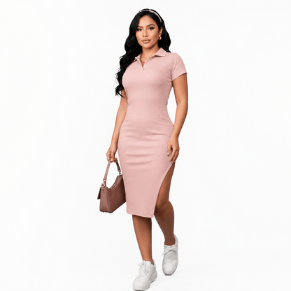 VESTIDO POLO RIB PREMIUM PARA DAMA