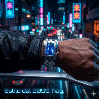 Reloj Binario Digital Hombre Tecnología