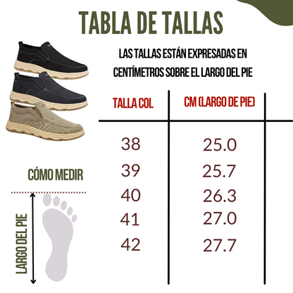 Zapatos Casual Comfort- Hombre